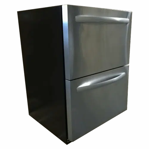 מקרר מגירות מנירוסטה